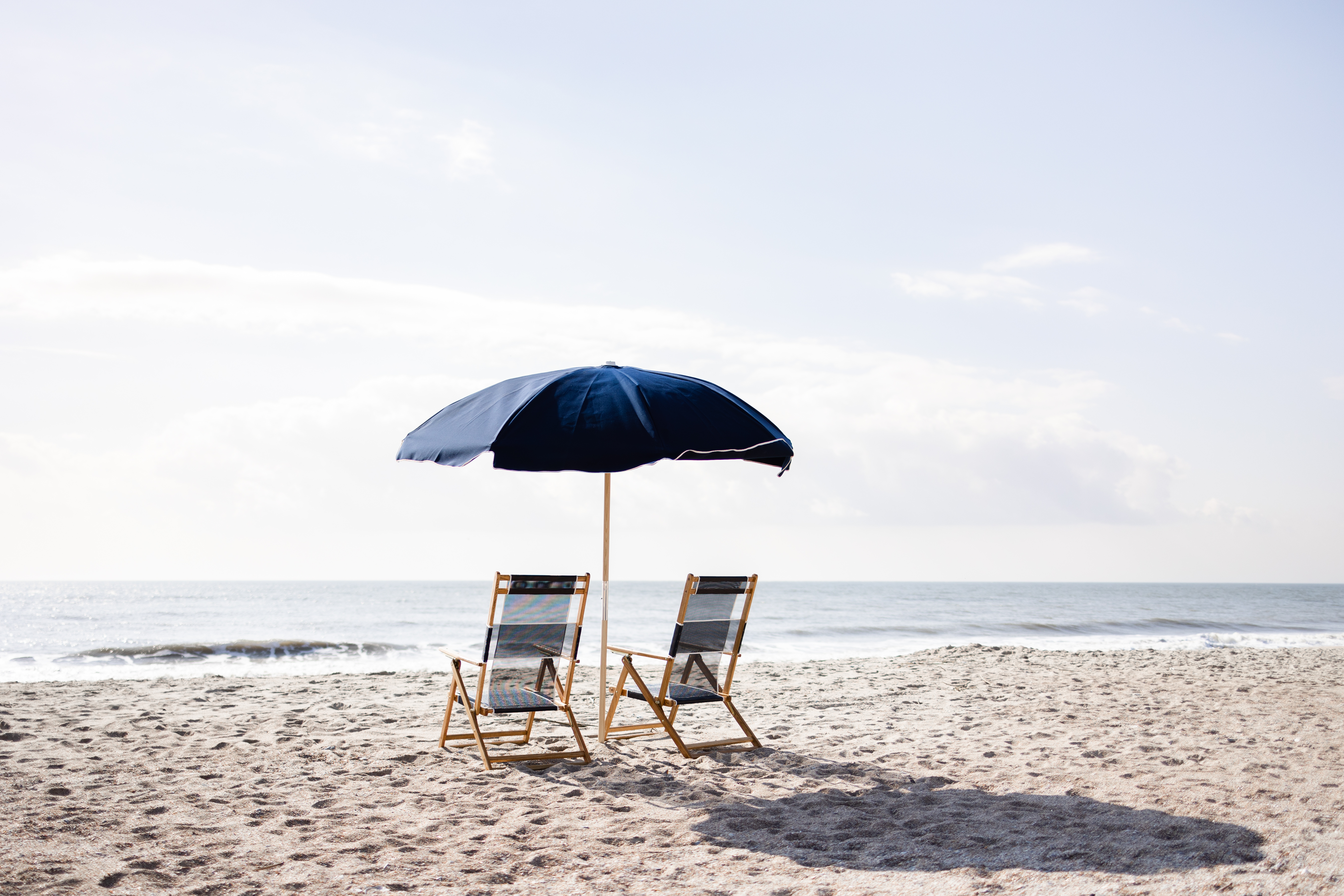 Edisto Beach umbrella and chair